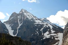 22 Ringrose Peak and Mount Hungabee From Lake Victoria On Lake Oesa Trail At Lake O-Hara Morning.jpg